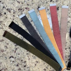 Whoop 3.0 straps - lot of 6 (not black). Whoop band not included.